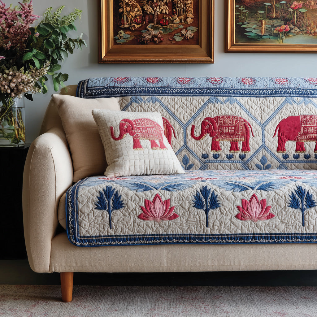 Jaipur Elephant Quilted Blanket - Baby (30" x 40") - Pack 1