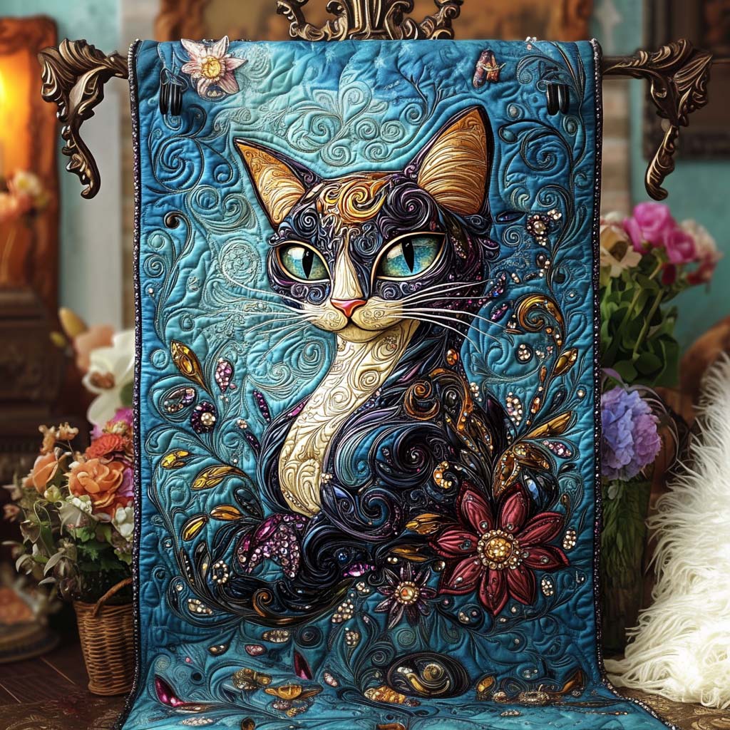 Jewel Cat Quilted Blanket - Baby (30" x 40") - Pack 1
