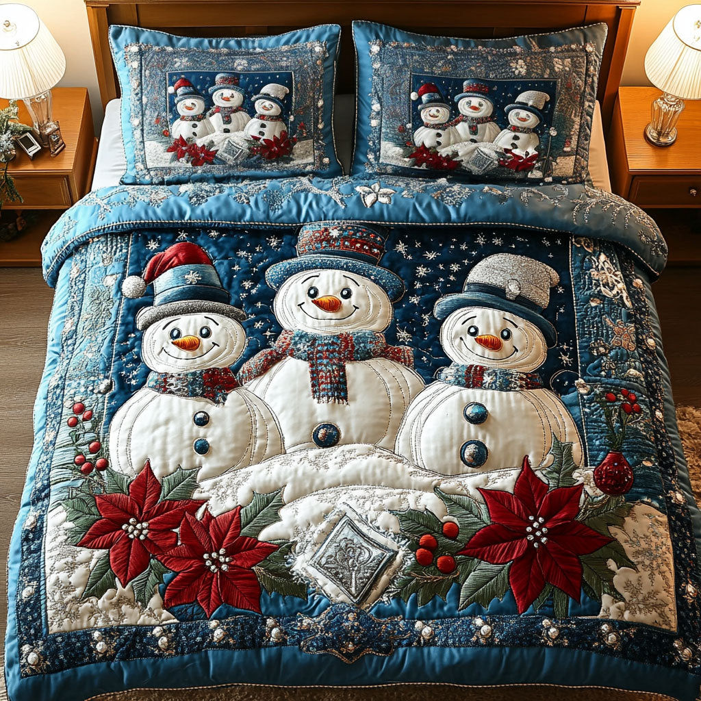 Jolly Times 3-Piece Quilted Bedding Set - Single (59" x 70")