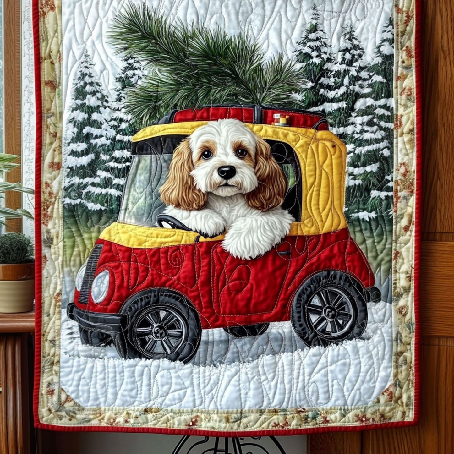 Jolly Dog Companions Quilted Blanket - Throw (55" x 60")