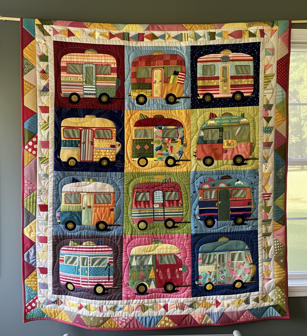Journey Home Quilted Blanket - Throw (55" x 60")