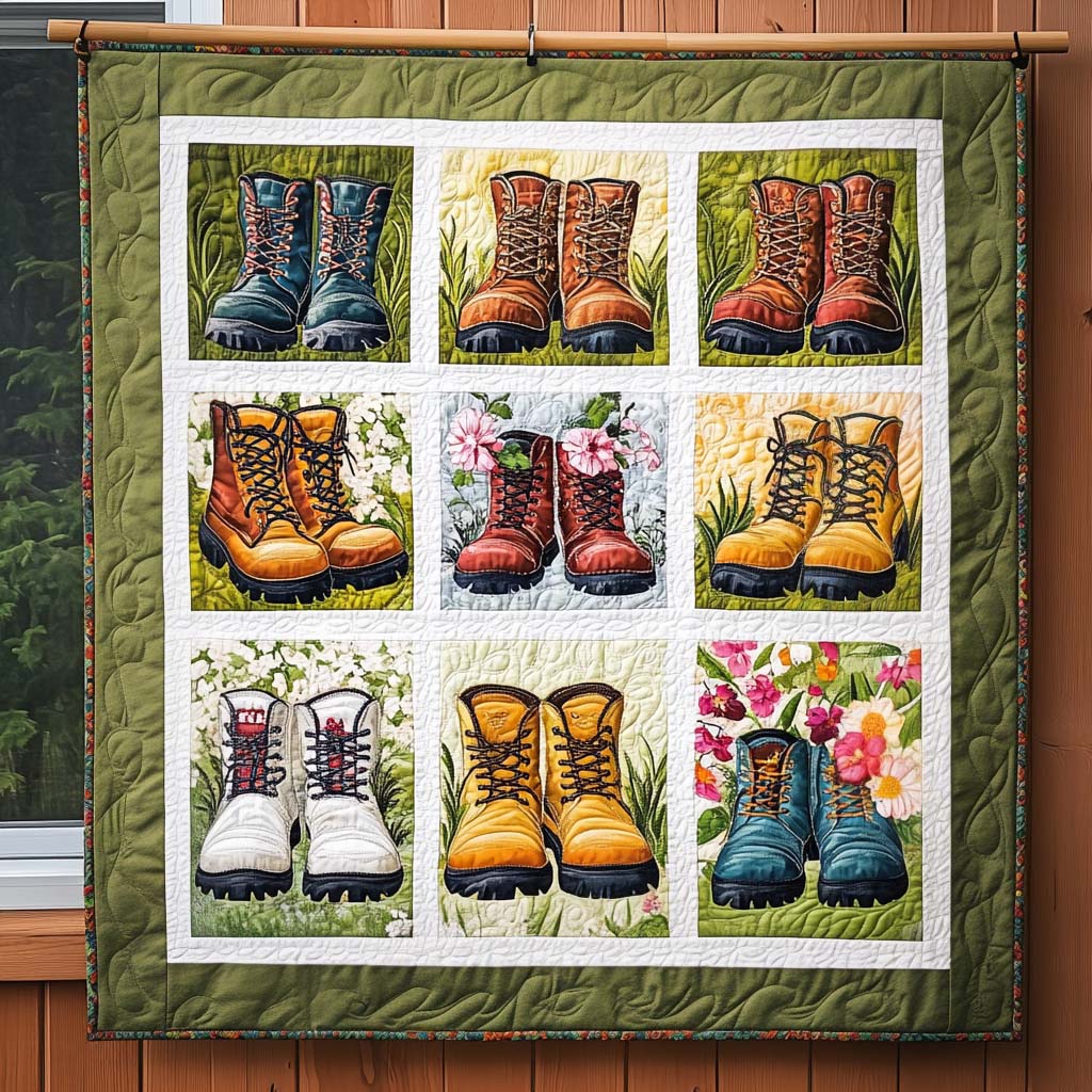 Journey Through Nature Quilted Blanket - Throw (55" x 60")