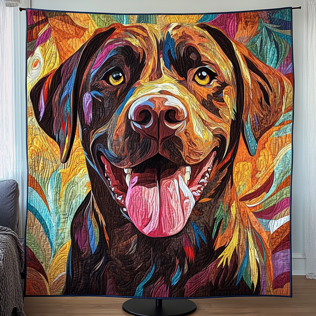 Joy Pup Quilted Blanket - Baby (30" x 40")