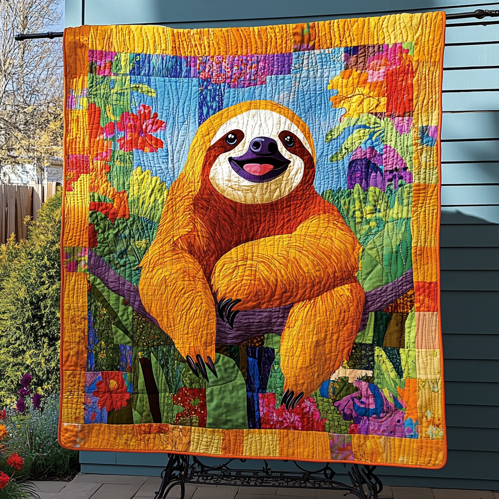 Jungle Nap Time Quilted Blanket - Throw (55" x 60")