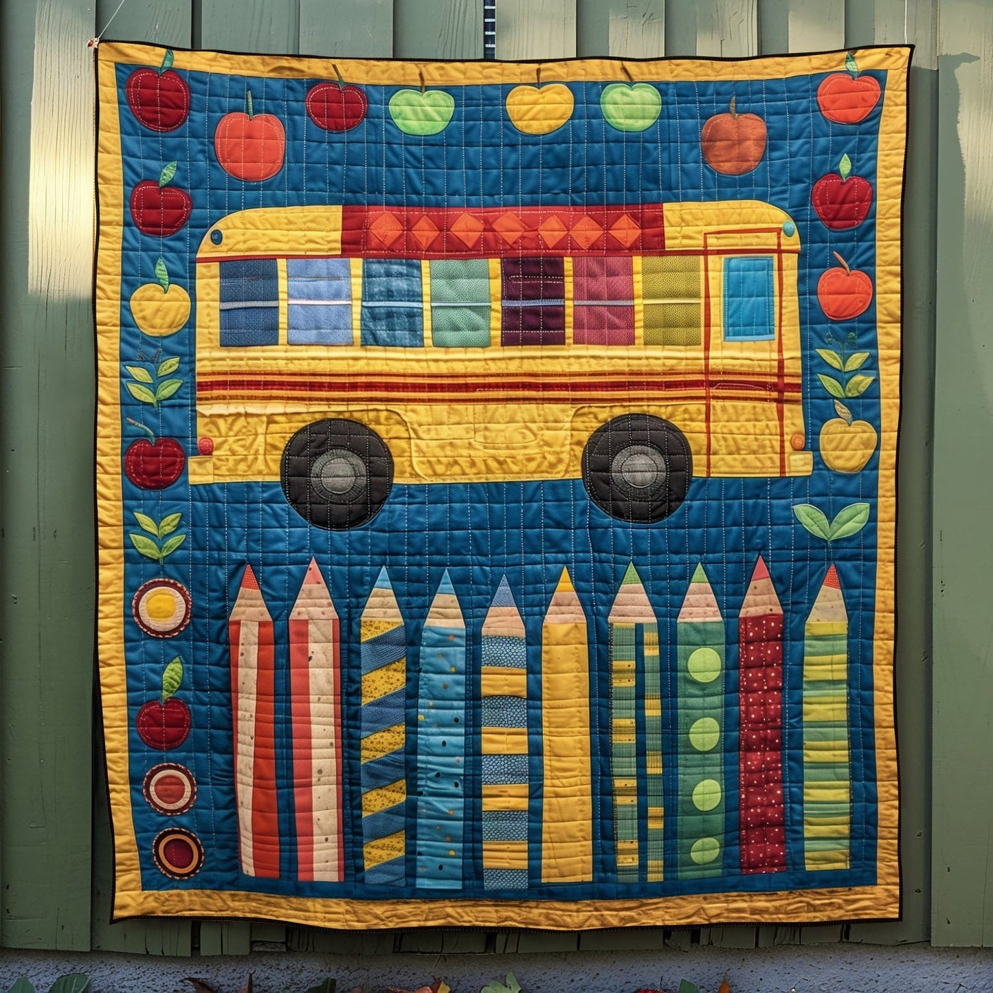 Learning Adventures Quilted Blanket - Throw (55" x 60")