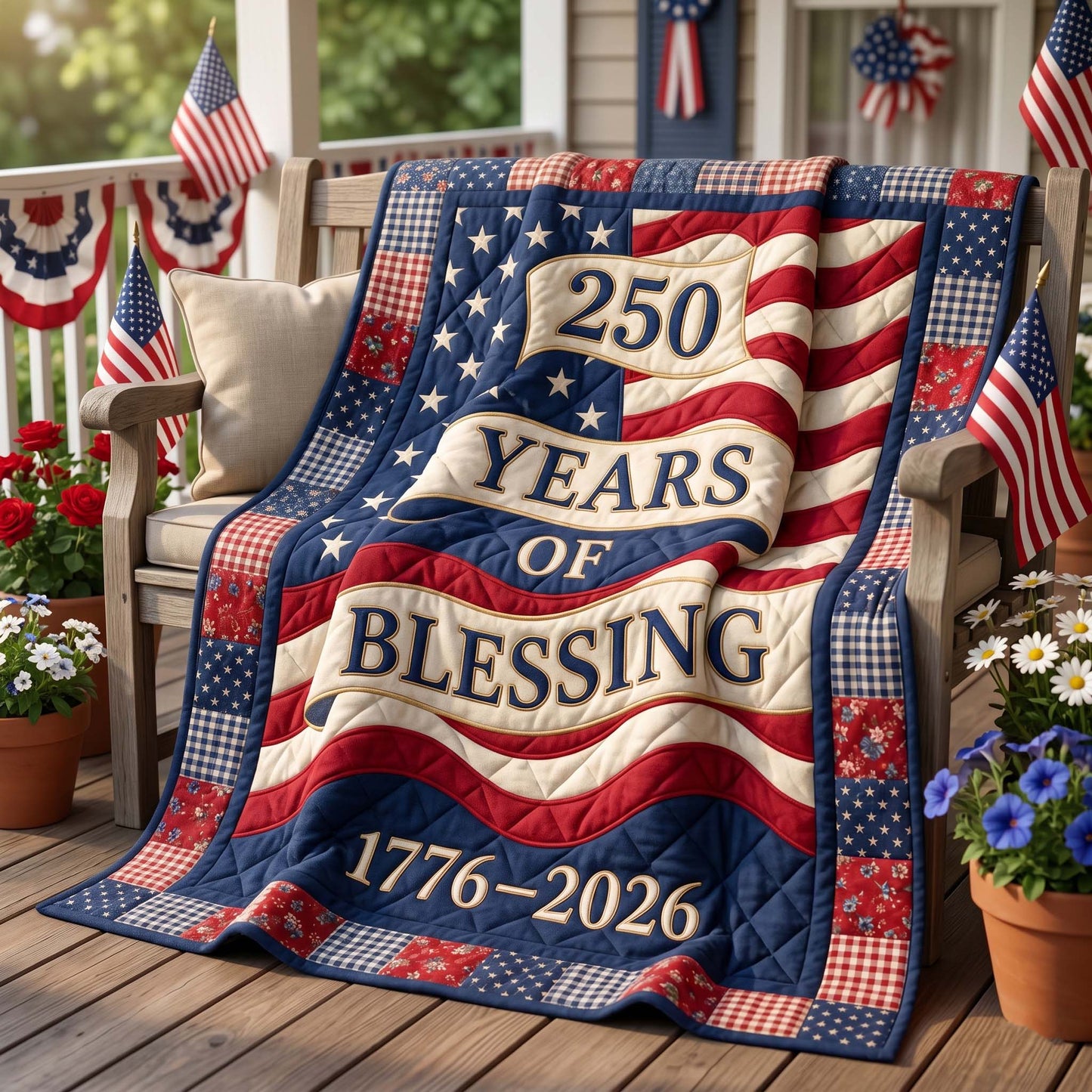 Legacy 250 Blessing Quilted Blanket - Baby (30" x 40") - Pack 1