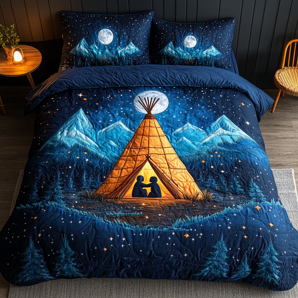 Legacy Trails 3-Piece Quilted Bedding Set - Single (59" x 70")