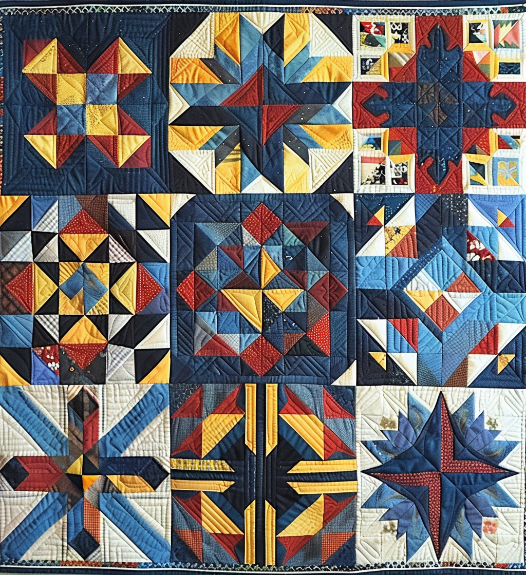 Legacy of Colors Quilted Blanket - Throw (55" x 60")