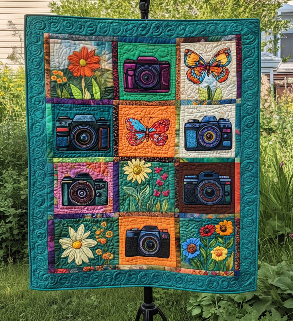 Lens of Life Quilted Blanket - Throw (55" x 60")