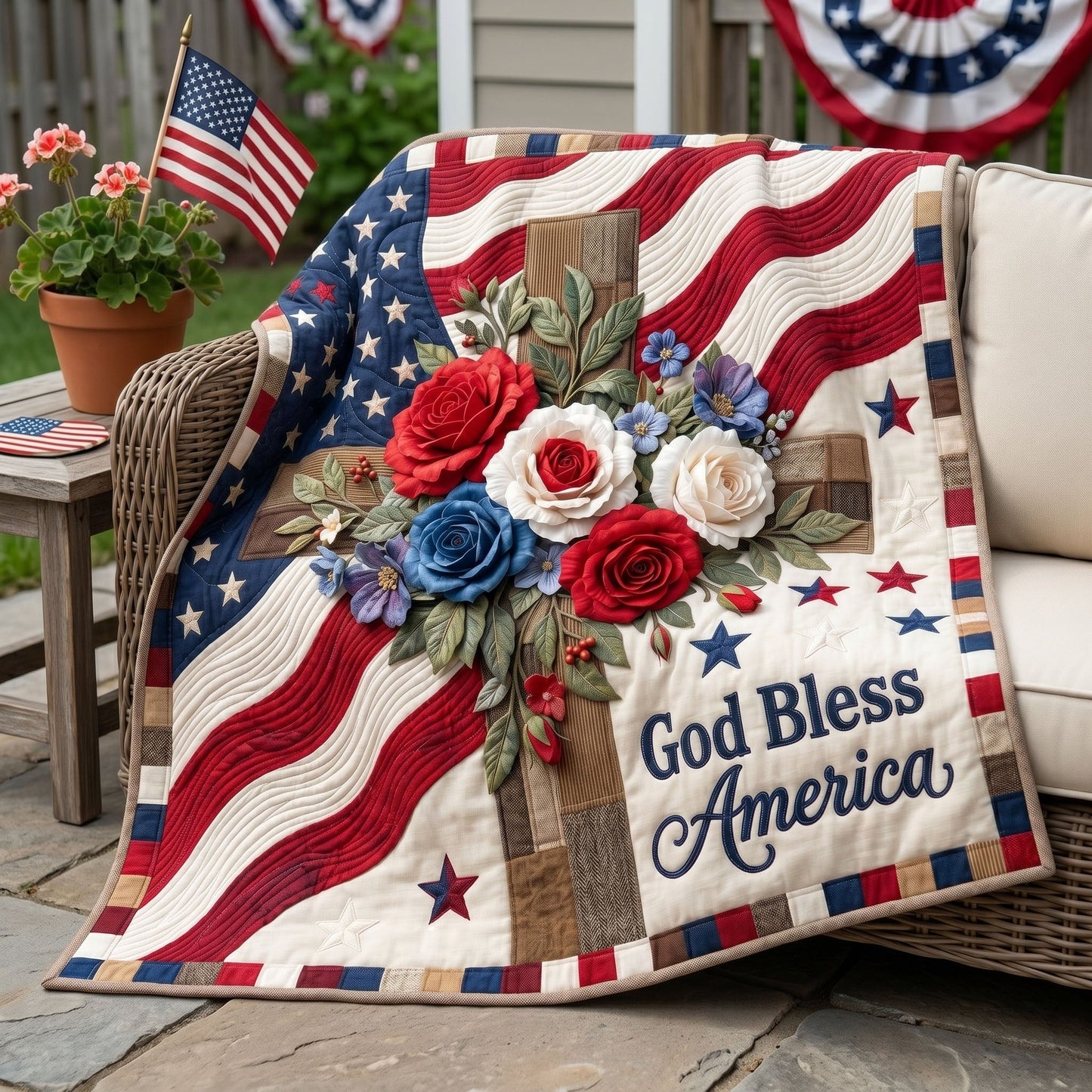 Liberty Celebration Quilted Blanket - Baby (30" x 40") - Pack 1