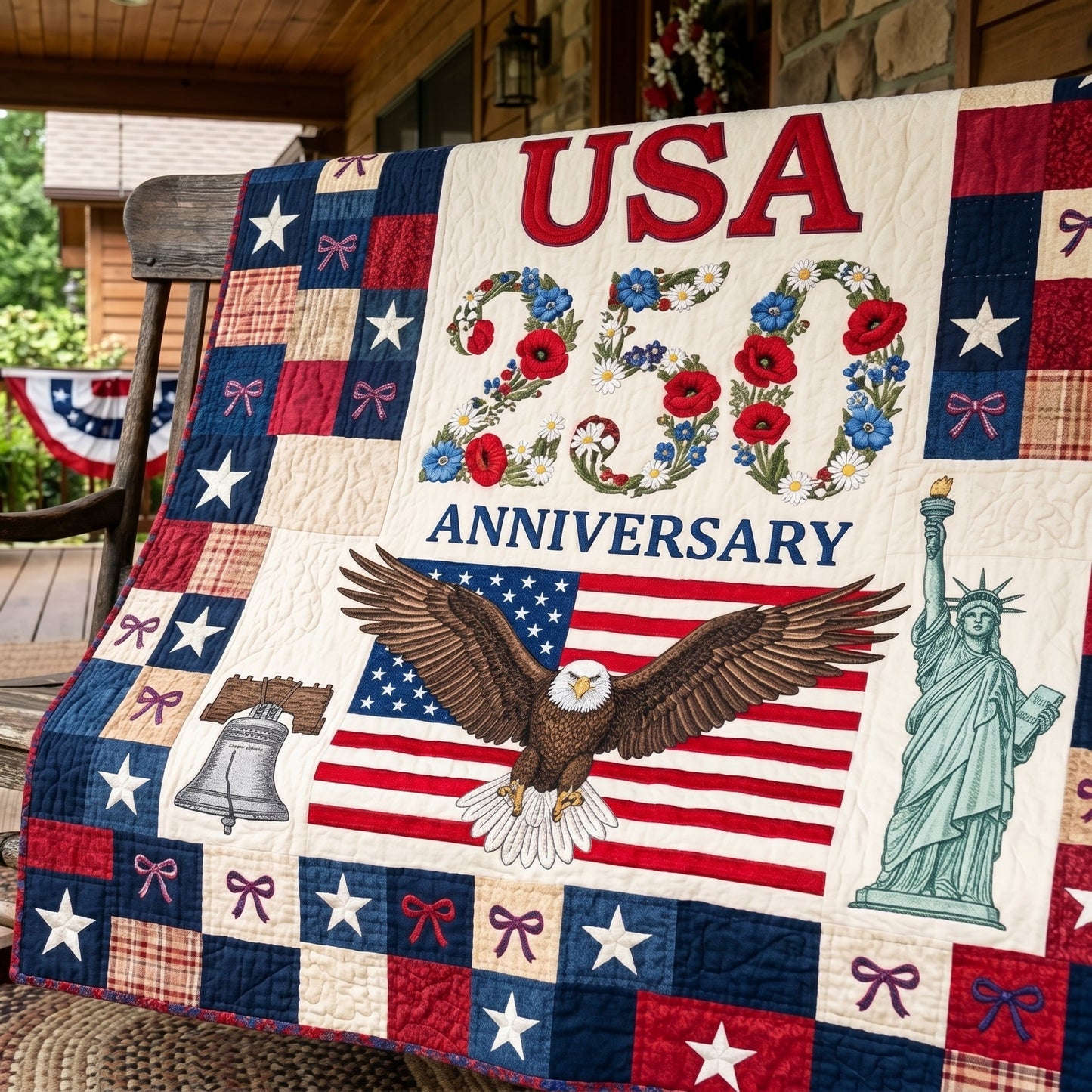 Liberty Celebration Quilted Blanket - Baby (30" x 40") - Pack 1