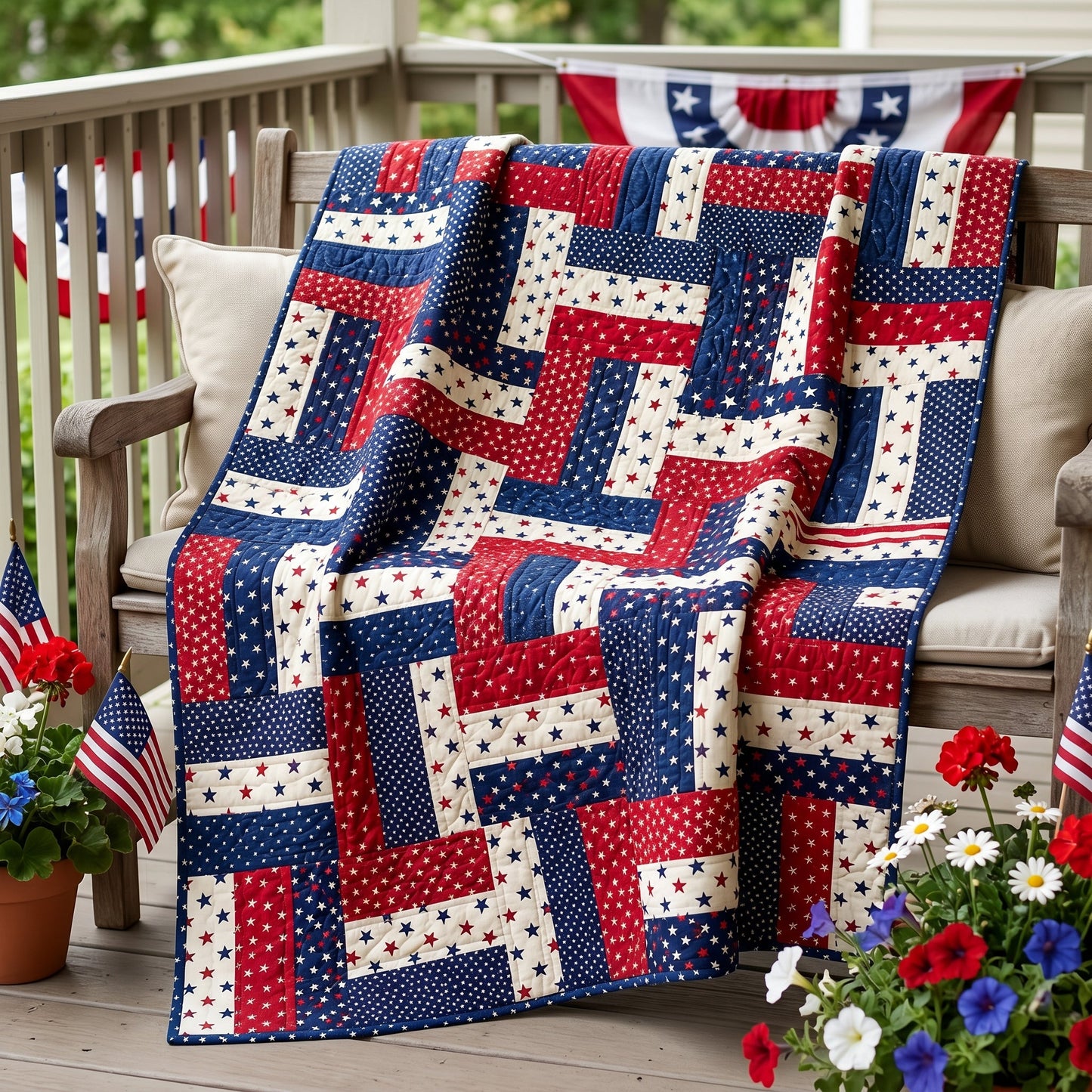 Liberty Patch Quilted Blanket - Baby (30" x 40") - Pack 1