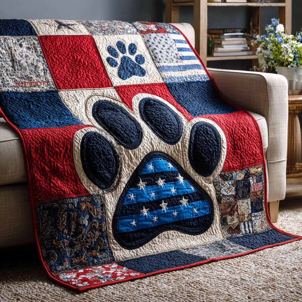 Liberty Paws Quilted Blanket - Baby (30" x 40") - Pack 1