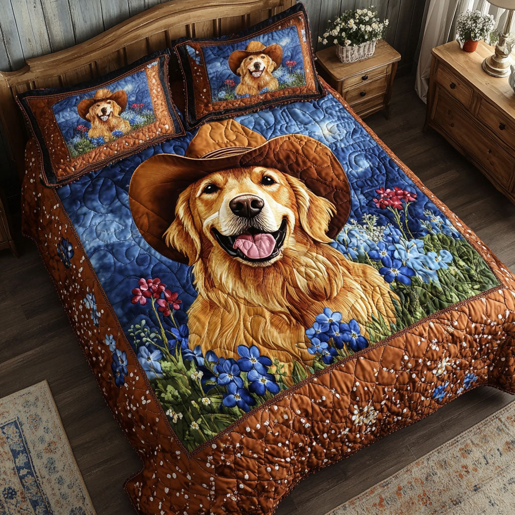 Little Rustler 3-Piece Quilted Bedding Set - Single (59" x 70")
