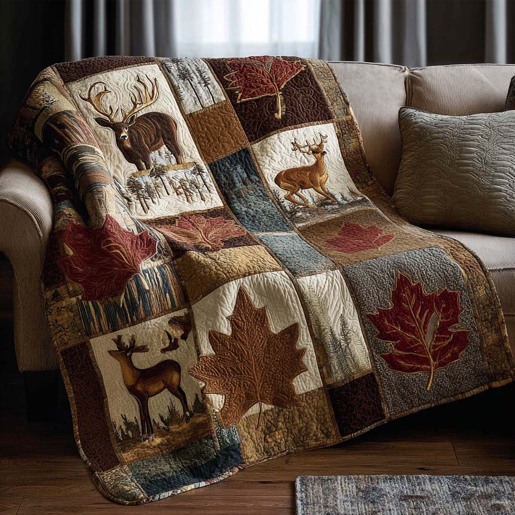 Lodge Autumn Quilted Blanket - Baby (30" x 40") - Pack 1