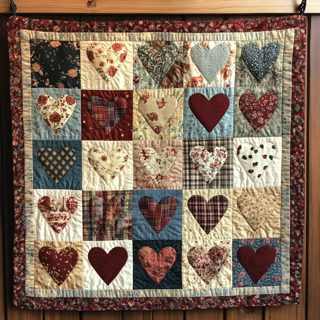 Love Bloom Quilted Blanket - Baby (30" x 40")