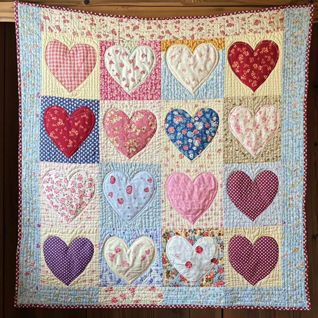 Love Layered Quilted Blanket - Baby (30" x 40")