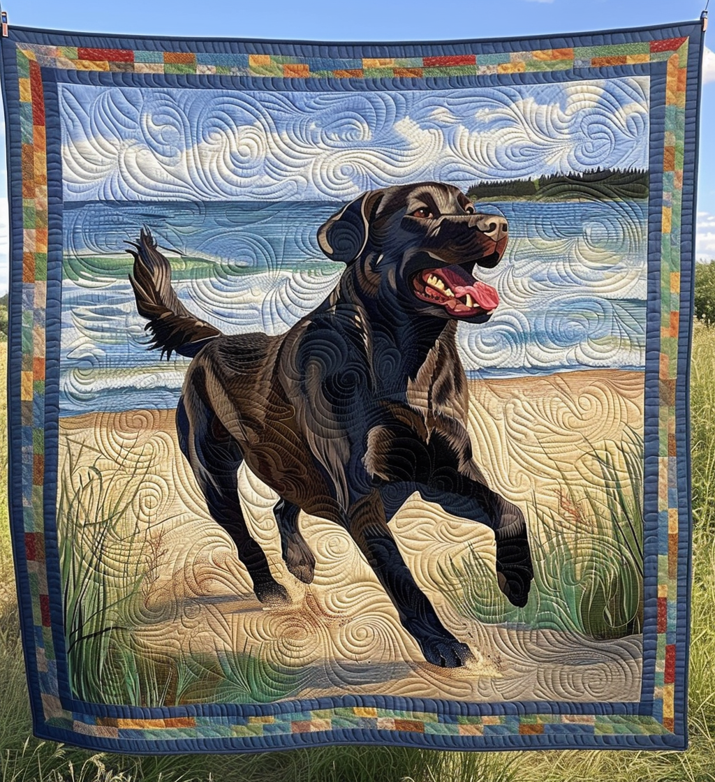 Loyal Companion Quilted Blanket - Throw (55" x 60")