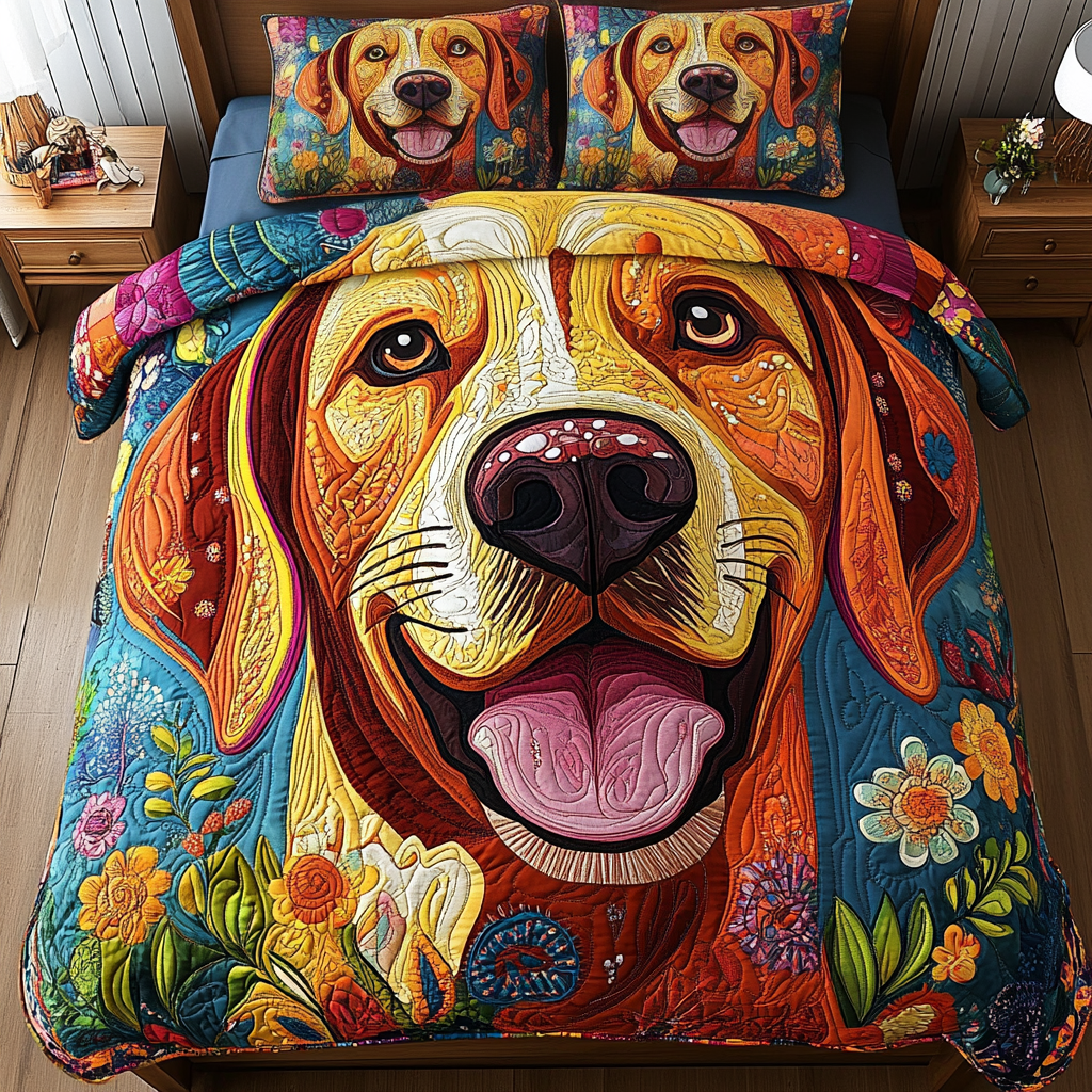 Loyal Friend 3-Piece Quilted Bedding Set - Single (59" x 70")