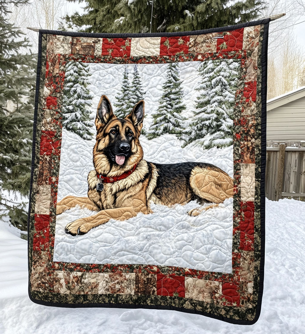 Loyal Guardian Quilted Blanket - Throw (55" x 60")