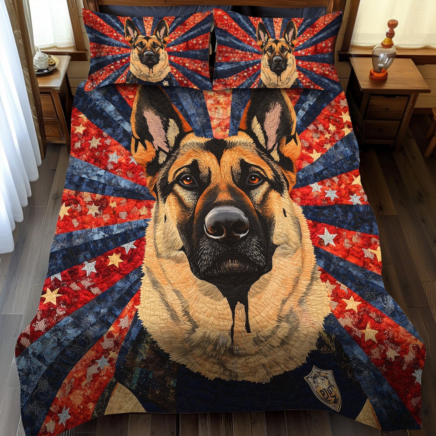 Loyal Hero 3-Piece Quilted Bedding Set - Single (59" x 70")