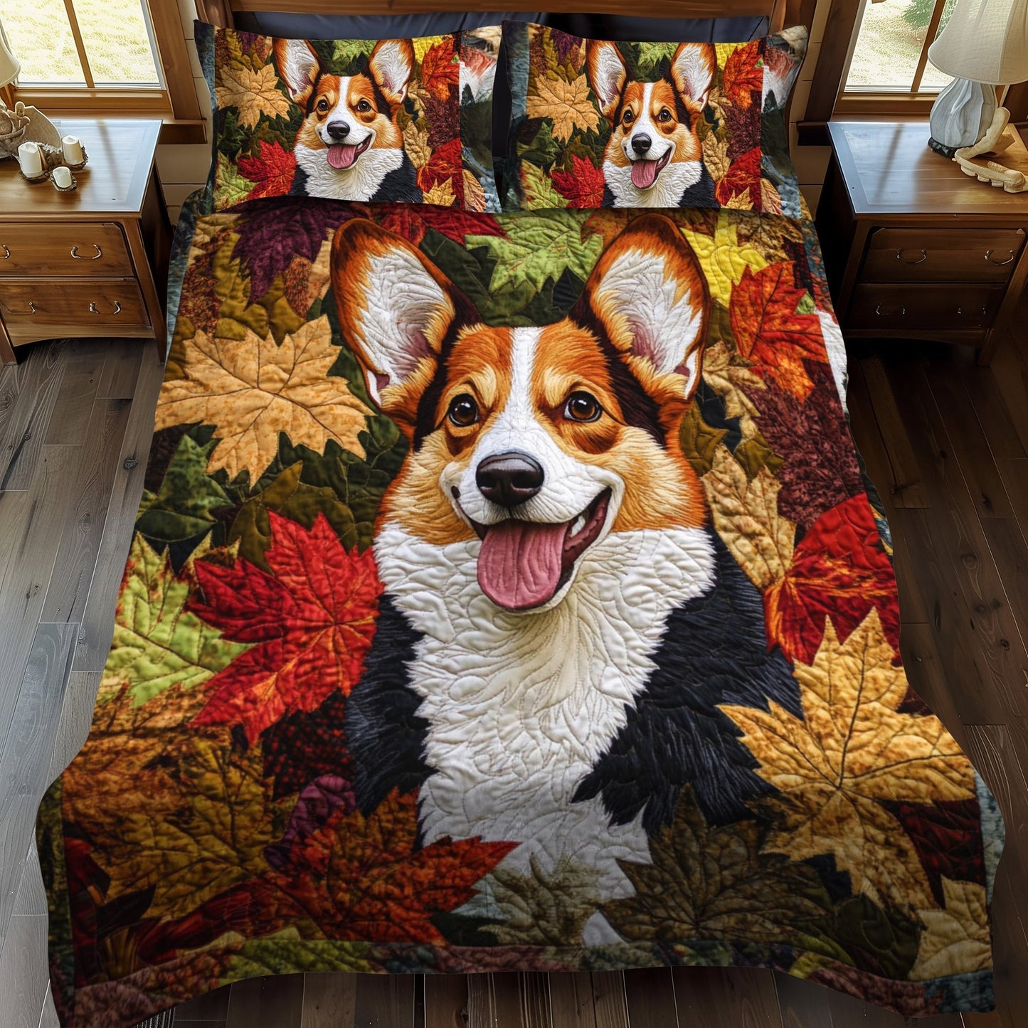 Loyal Paws 3-Piece Quilted Bedding Set - Single (59" x 70")