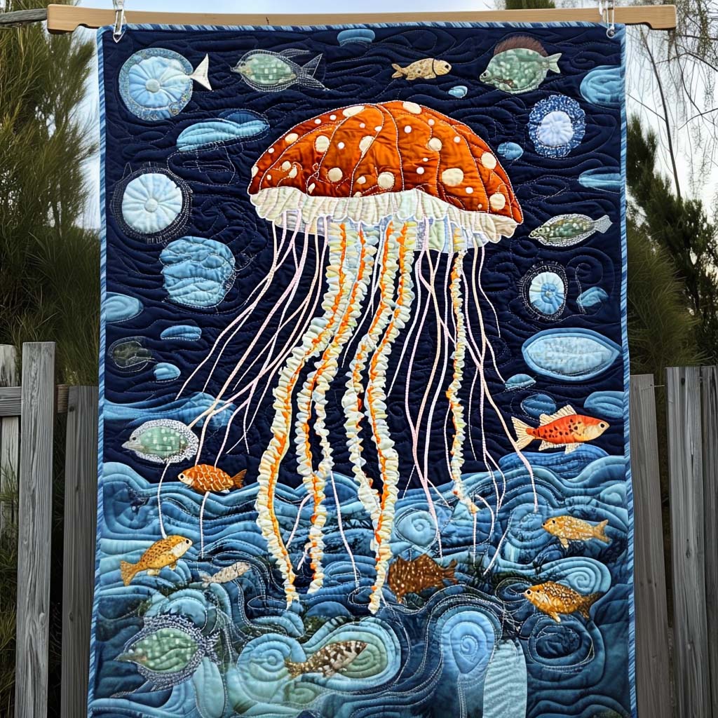 Luminous Jelly Quilted Blanket - Throw (55" x 60")