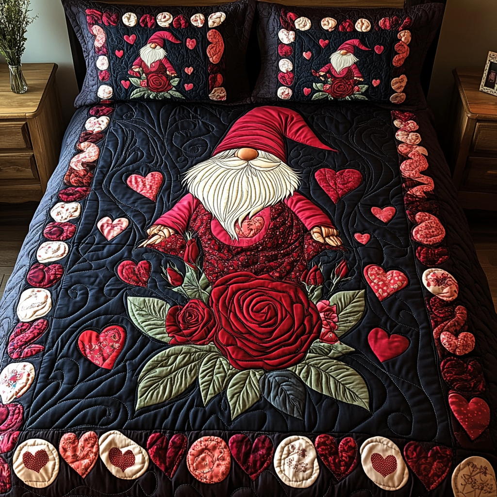 Lush Love 3-Piece Quilted Bedding Set - Single (59" x 70")