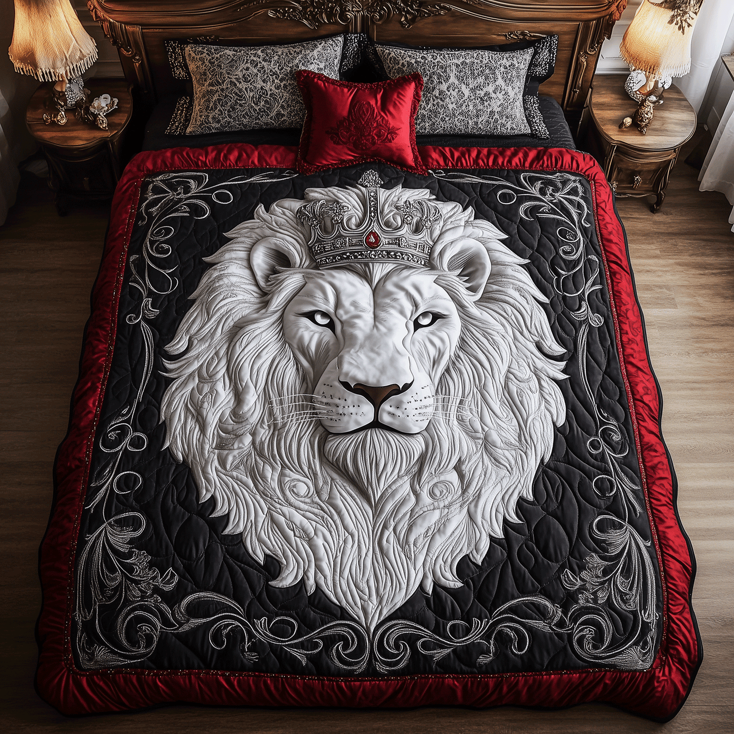 Lush Pines 3-Piece Quilted Bedding Set - Single (59" x 70")