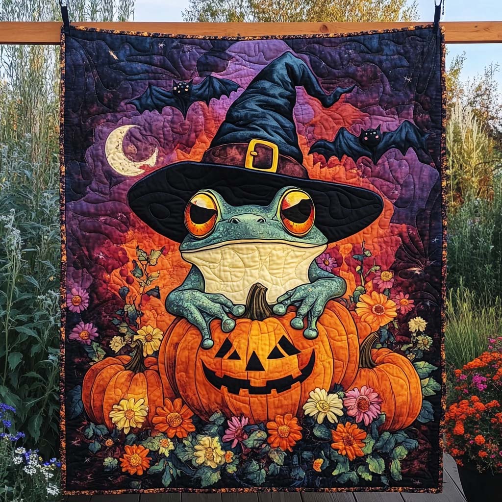 Magic Moon Quilted Blanket - Throw (55" x 60")
