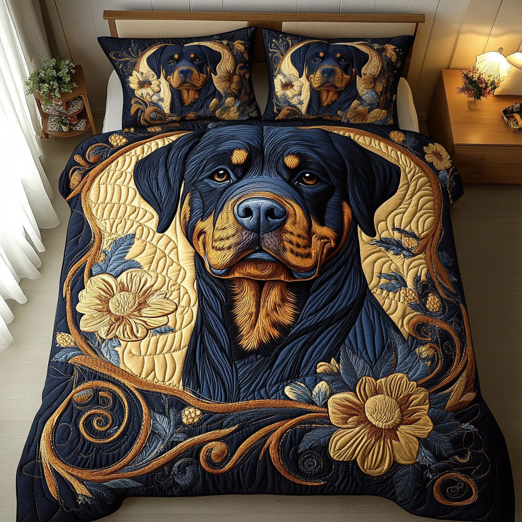 Majestic Guardian 3-Piece Quilted Bedding Set - Single (59" x 70")