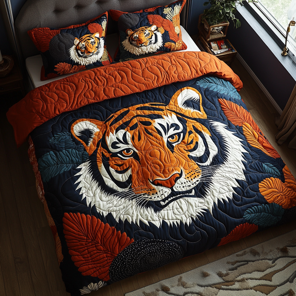 Majestic Menace Quilted Bedding Set - Single (59" x 70")
