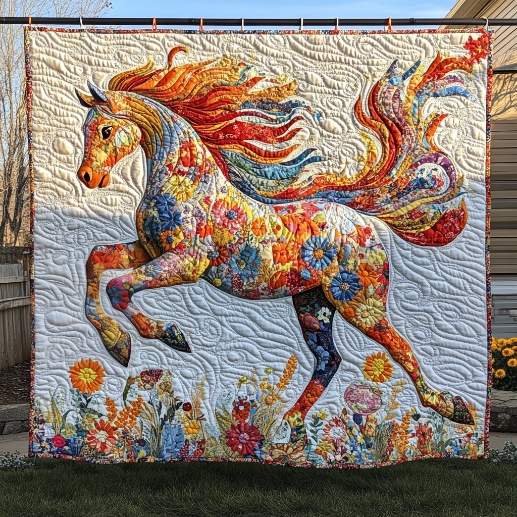 Majestic Motion Quilted Blanket - Throw (55" x 60")