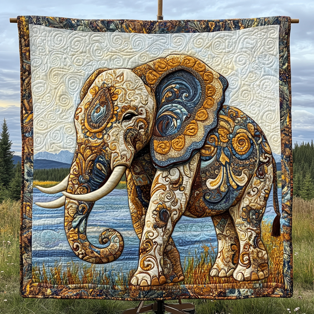 Majestic Plains Quilted Blanket - Throw (55" x 60")