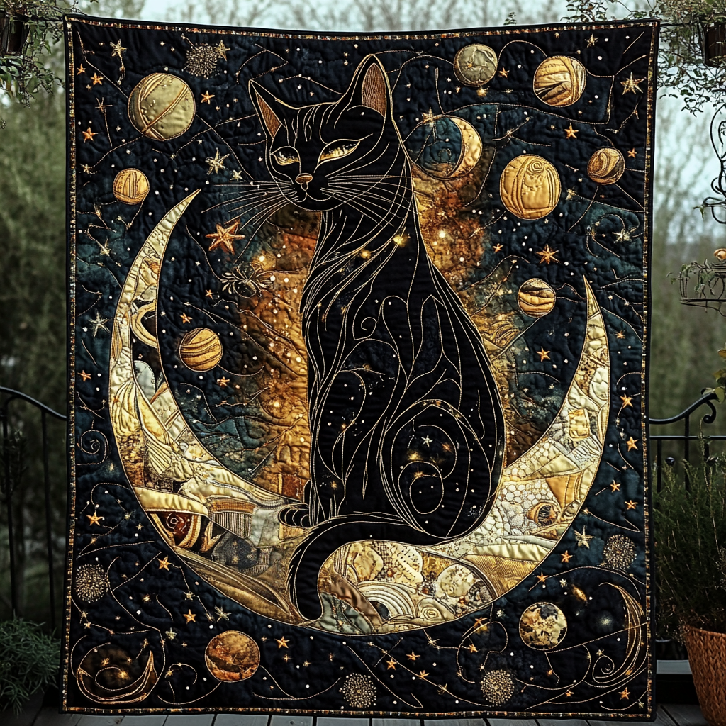 Meowtastic Moments Quilted Blanket - Throw (55" x 60")