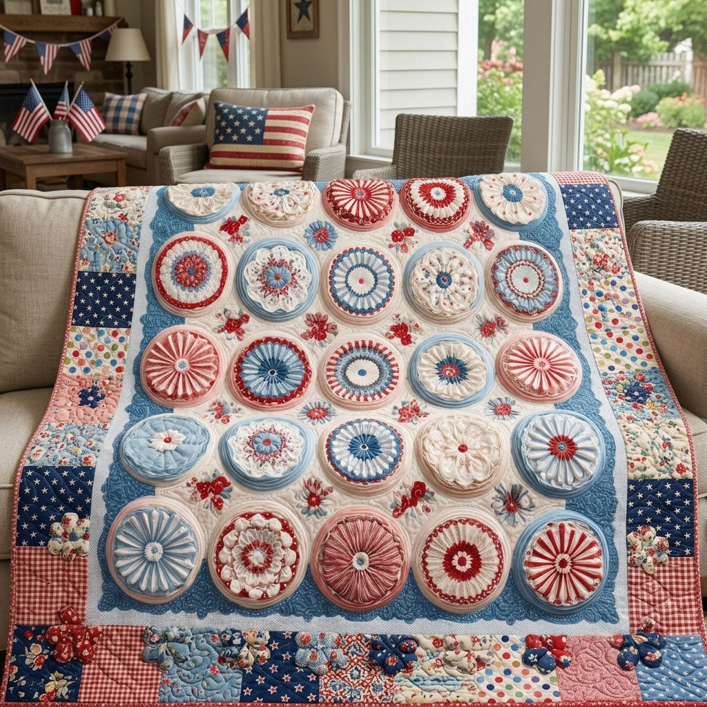 Midnight Burst Patriot Quilted Blanket - Baby (30" x 40") - Pack 1