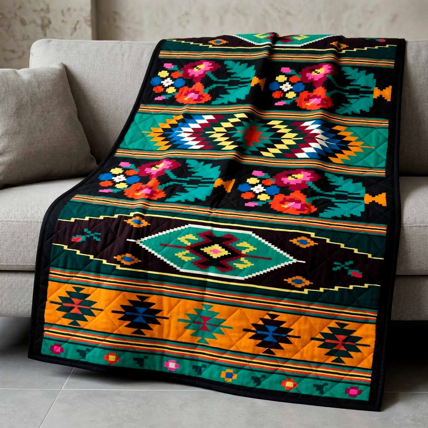 Midnight Loom Quilted Blanket - Baby (30" x 40") - Pack 1