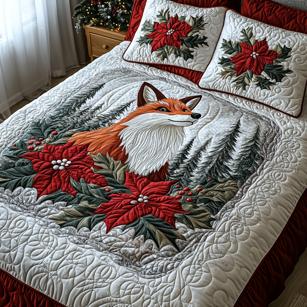 Misty Grove Quilted Bedding Set - Single (59" x 70")