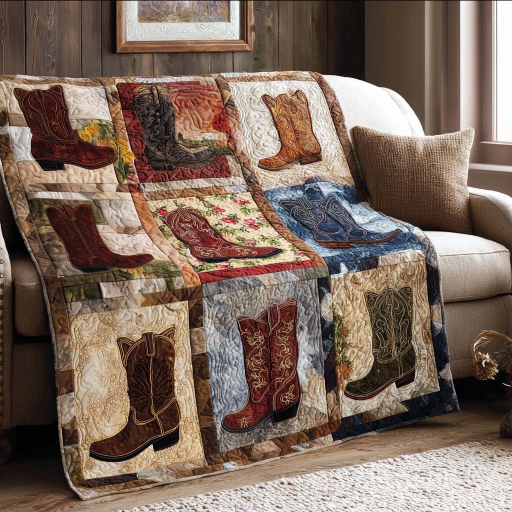 Mixed West Quilted Blanket - Baby (30" x 40") - Pack 1