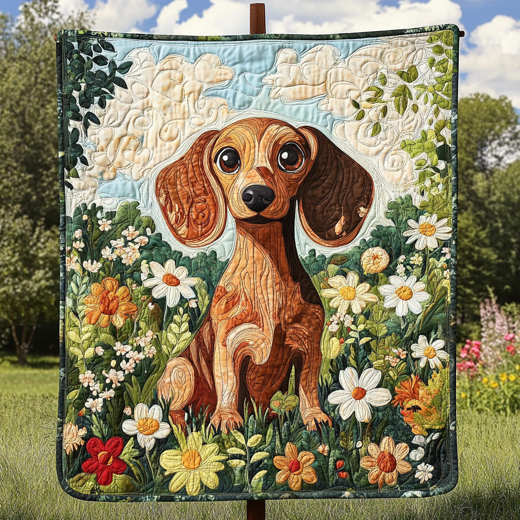 Moody Mutt Quilted Blanket - Baby (30" x 40")