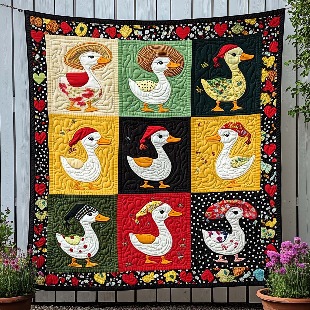 Morning Ducklight Quilted Blanket - Baby (30" x 40")