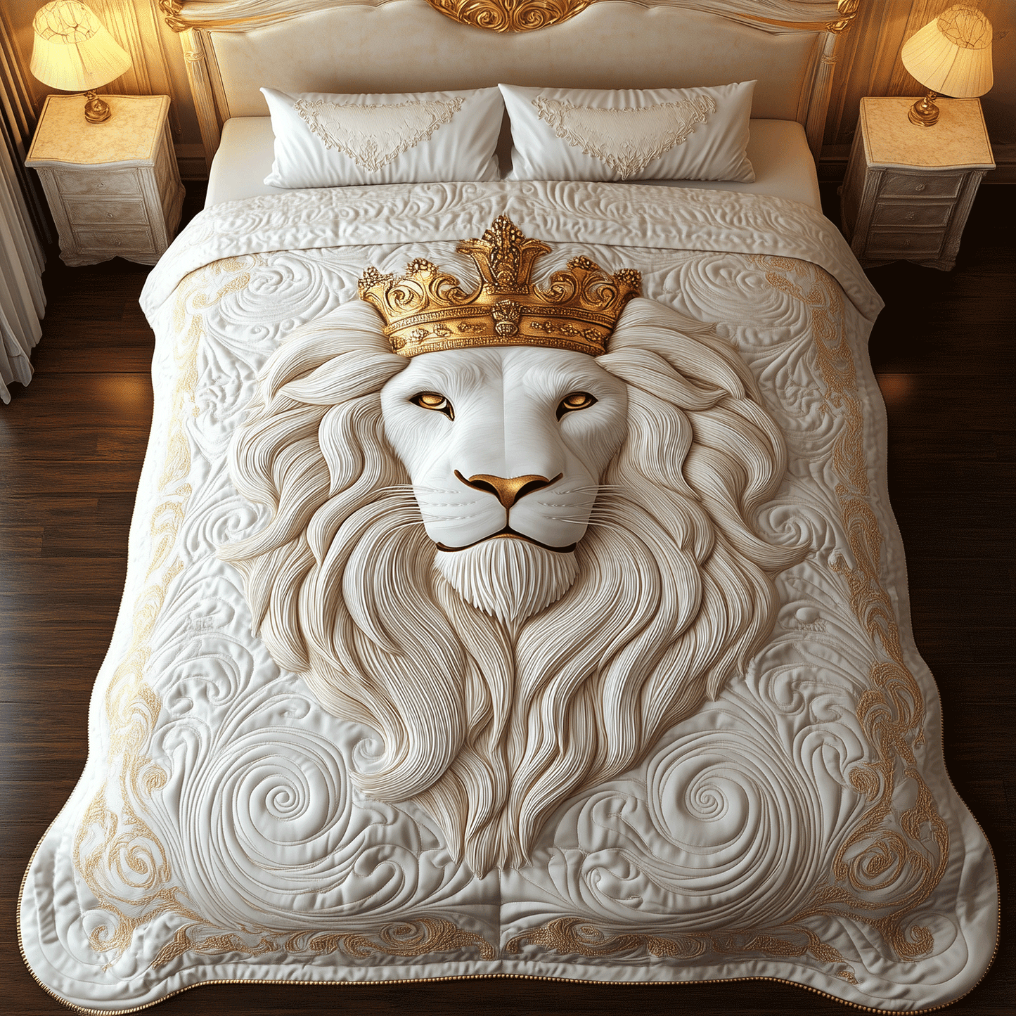Morning Frost 3-Piece Quilted Bedding Set - Single (59" x 70")