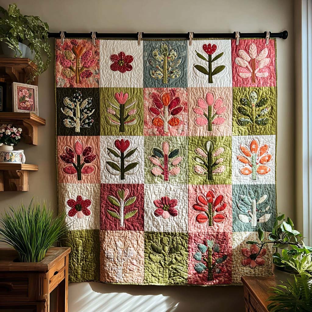 Morning Garden Quilted Blanket - Baby (30" x 40") - Pack 1