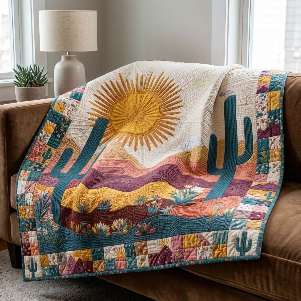 Morning Meadow Glow Quilted Blanket - Baby (30" x 40") - Pack 1