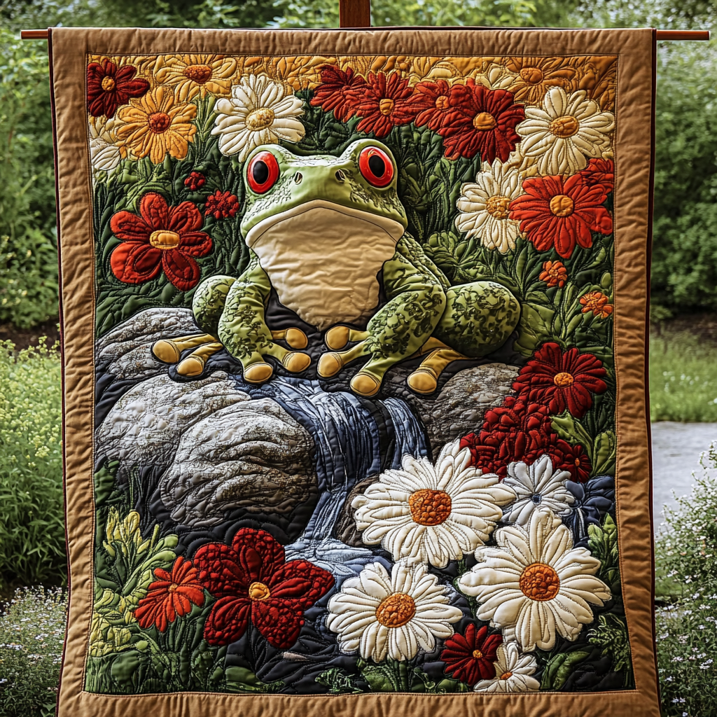 Mossy Friend Quilted Blanket - Baby (30" x 40")