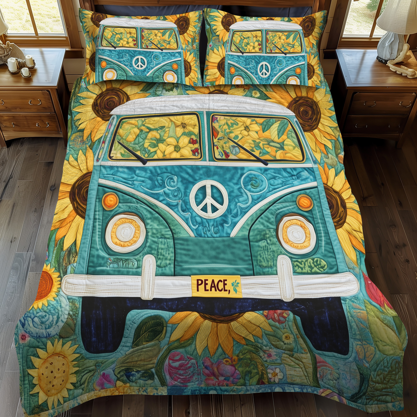 Mountain Escape 3-Piece Quilted Bedding Set - Single (59" x 70")