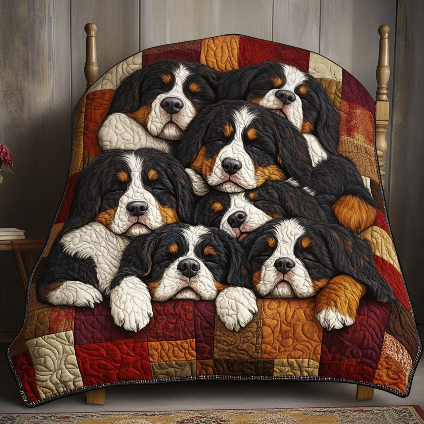 Mountain Mates Quilted Blanket - Throw (55" x 60")