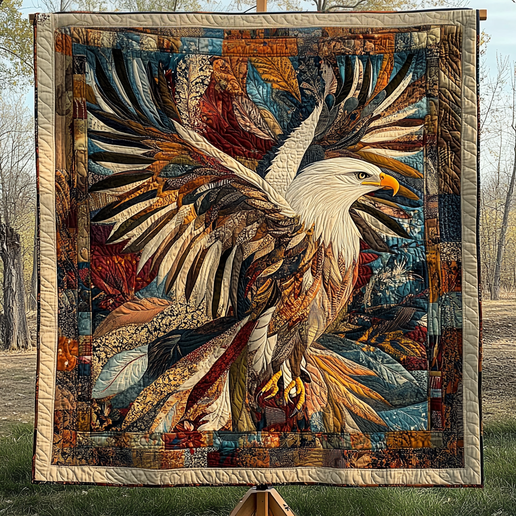 Mountain Sentinel Quilted Blanket - Throw (55" x 60")