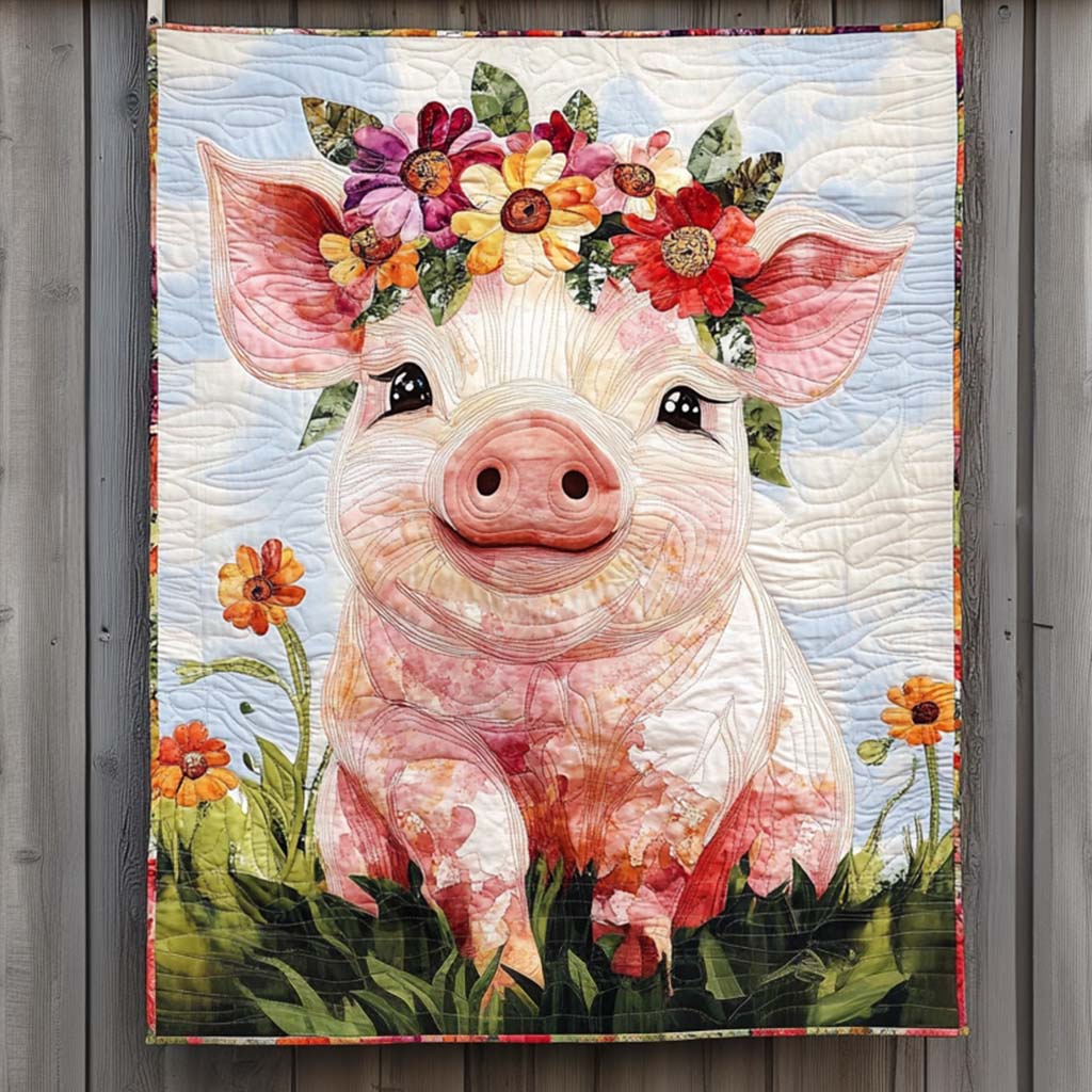 Muddy Marvel Quilted Blanket - Throw (55" x 60")
