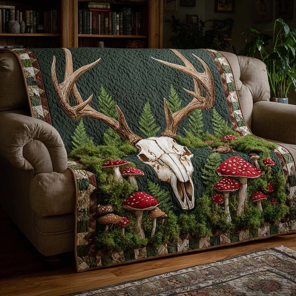 Mystic Deer Quilted Blanket - Baby (30" x 40") - Pack 1